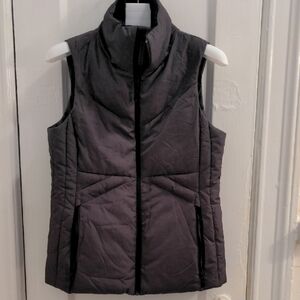 New Champion Women's Black Puffer Vest, Size M, Winter Warmth, Comfy, Cozy